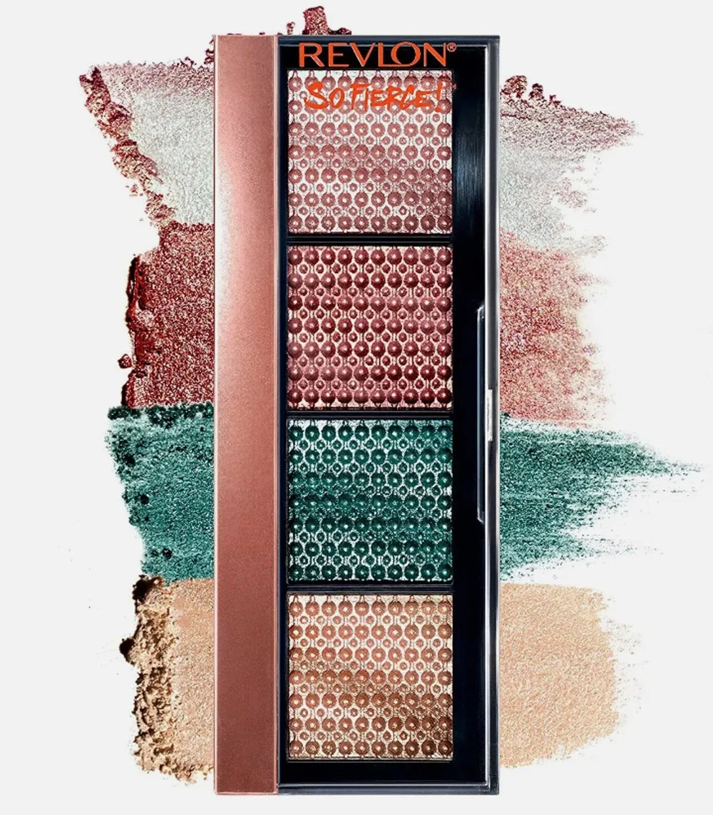 REVLON Eye Shadow Quad So Fierce! Prismatic Halo, 963 Slight Flex Neutrals